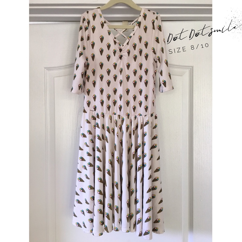 🍦Dot Dot Smile Ice Cream Girls Dress🍦Size 8/10